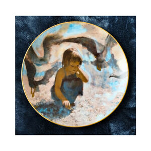 Viletta "Seashells" 1980 Collector Plate (Precious Moments Collection)